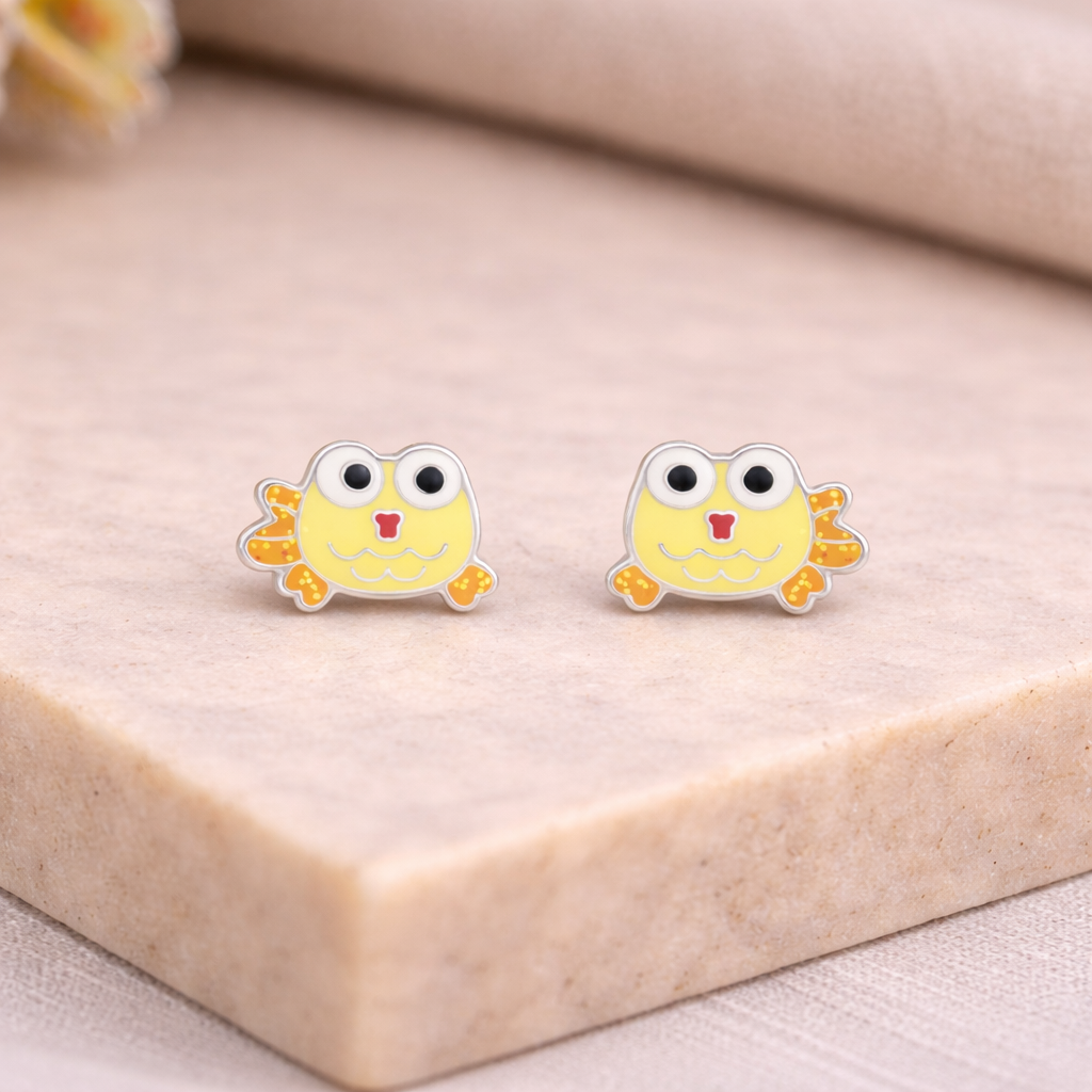 Sterling Silver Little Fish Earrings