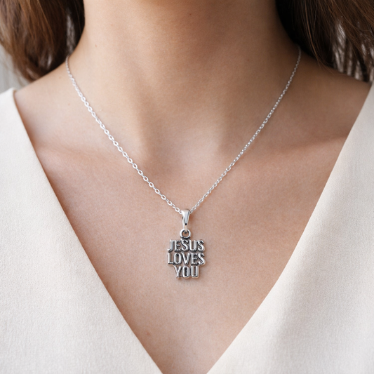Jesus loves You Necklace