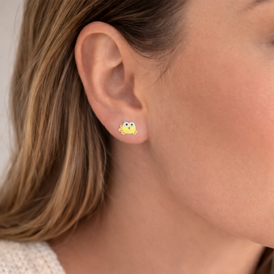 Sterling Silver Little Fish Earrings