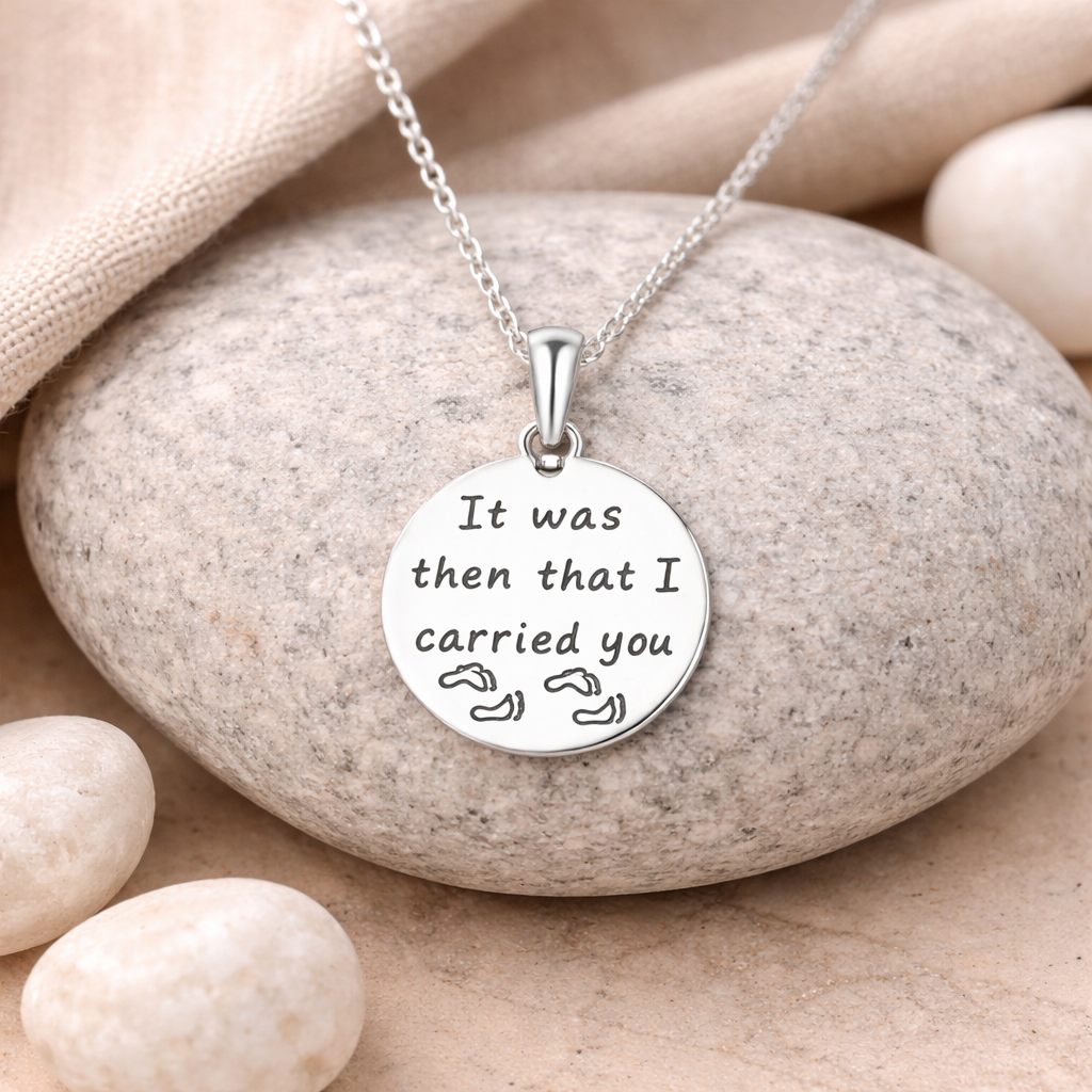 Footprints Necklace