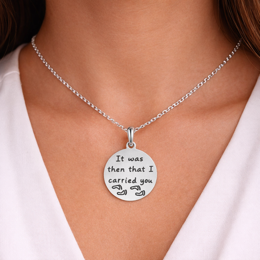Footprints Necklace