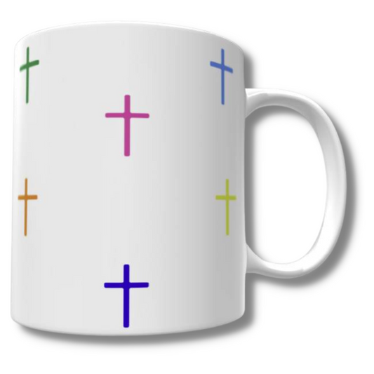 Colourful Cross Mug