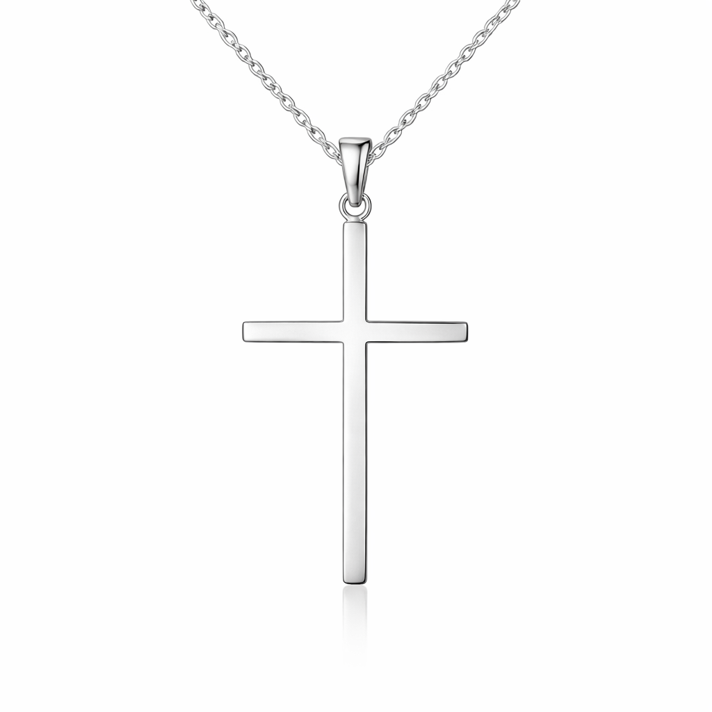 Silver Cross Necklace