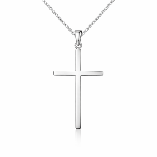 Silver Cross Necklace
