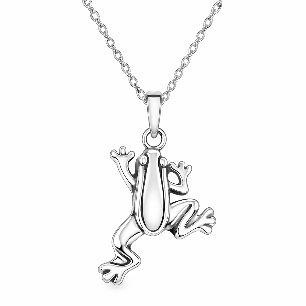 Fully Rely on God - Frog Necklace