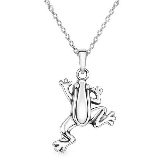 Fully Rely on God - Frog Necklace