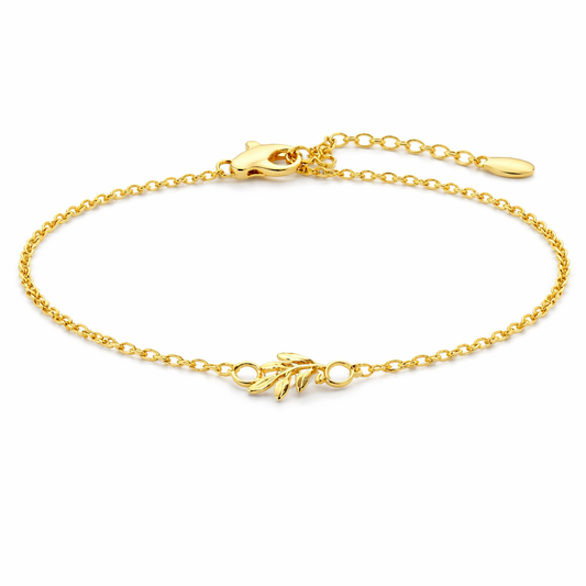 Golden Branch Of Peace Bracelet