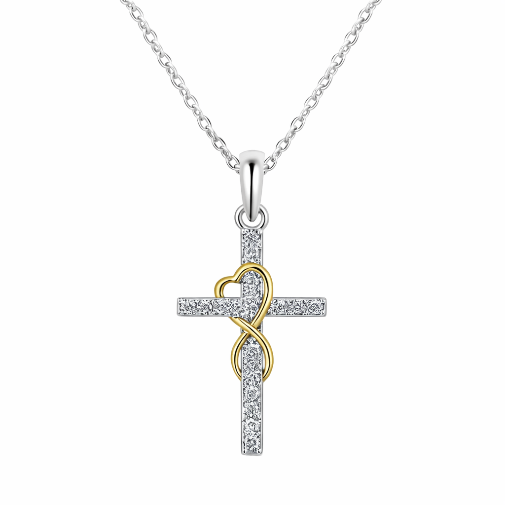 Loved for Eternity Necklace (Silver & Gold)