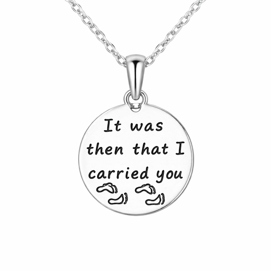 Footprints Necklace