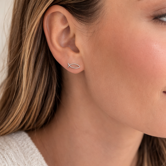 Symbol of Love Stud Earrings