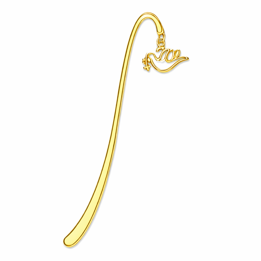 Rod & Staff Bible Bookmark (Golden Dove of Peace)