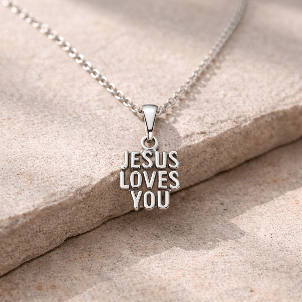 Jesus loves You Necklace