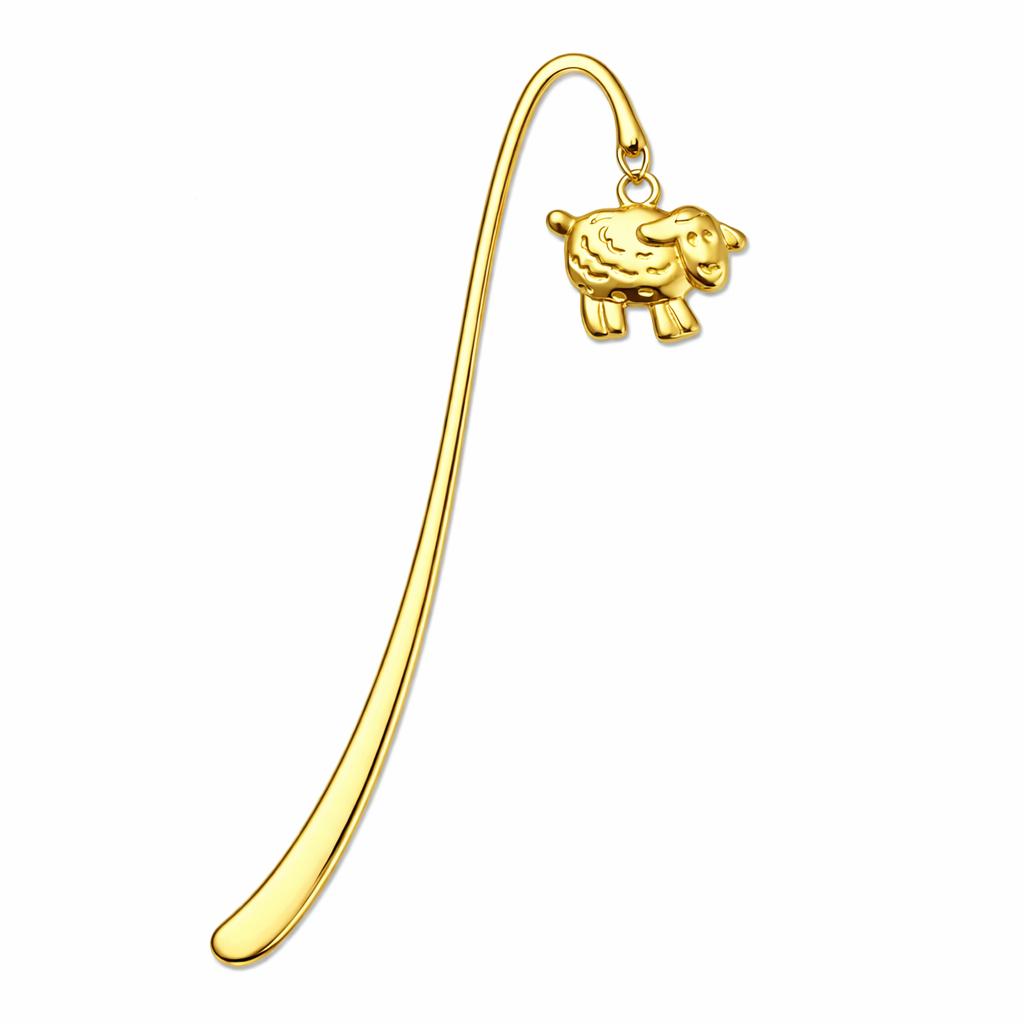 Rod Bookmark Rod & Staff Bible Bookmark Golden Sheep | Still Waters Jewellery