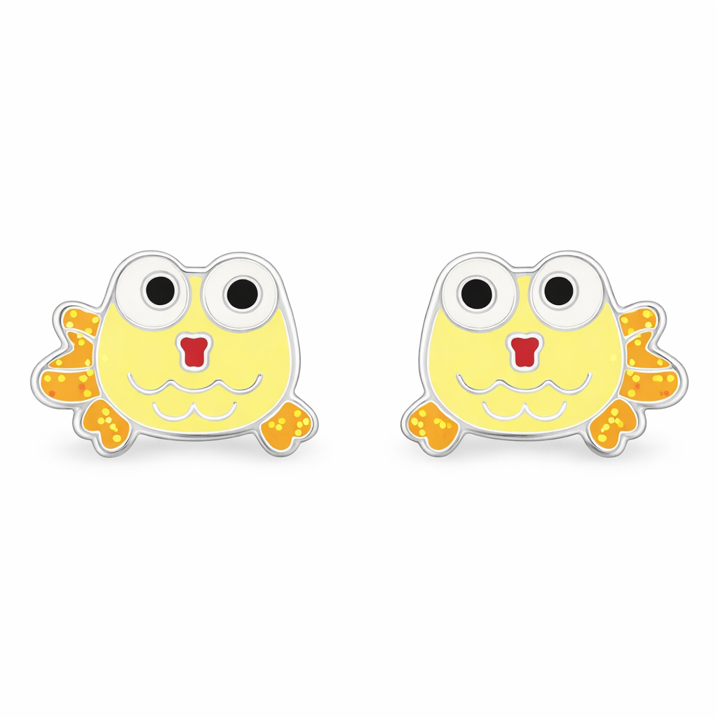 Sterling Silver Little Fish Earrings