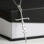 Load image into Gallery viewer, Faith in the Cross Necklace
