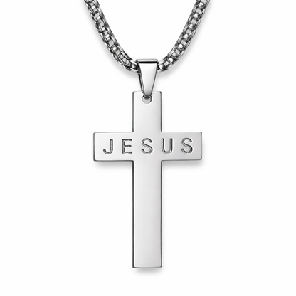 Men's Jesus Cross Necklace