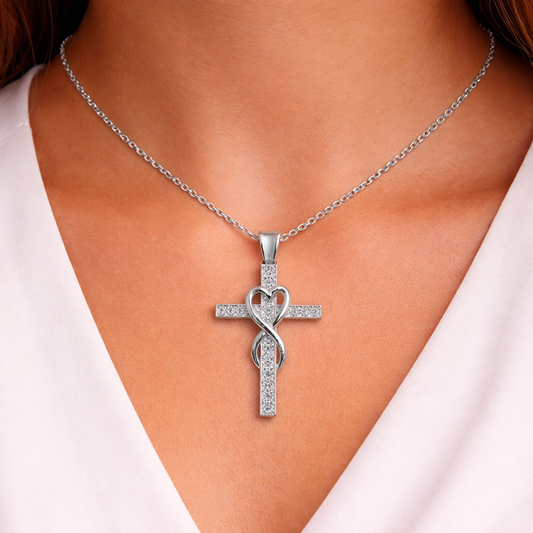 Loved for Eternity Necklace (Silver)