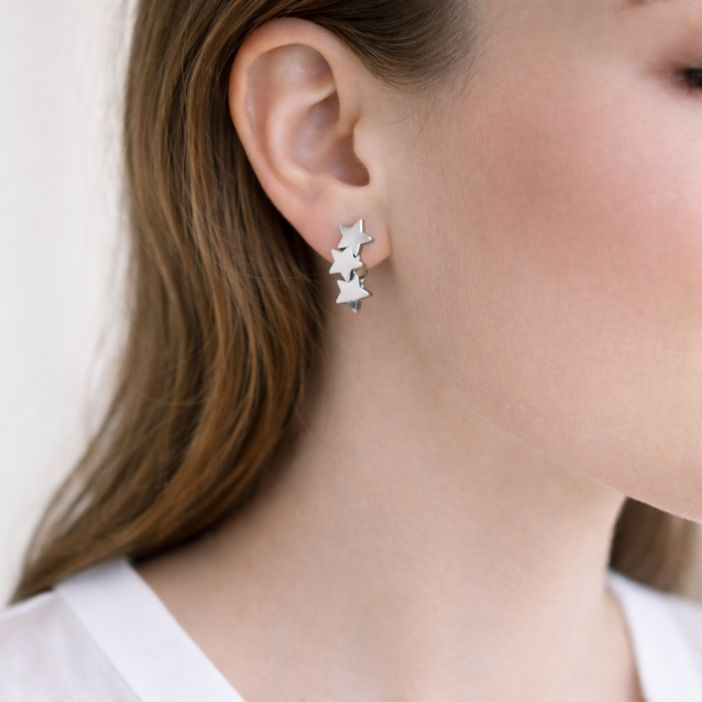 He Made the Stars Earrings