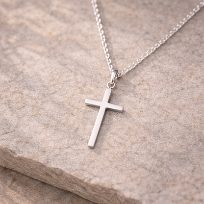 Silver Cross Necklace