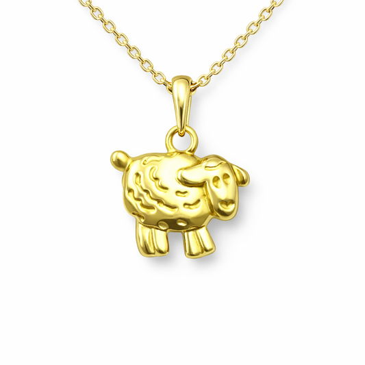 Golden Lost Sheep Necklace