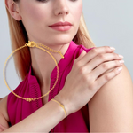 Load image into Gallery viewer, Golden Branch Of Peace Bracelet
