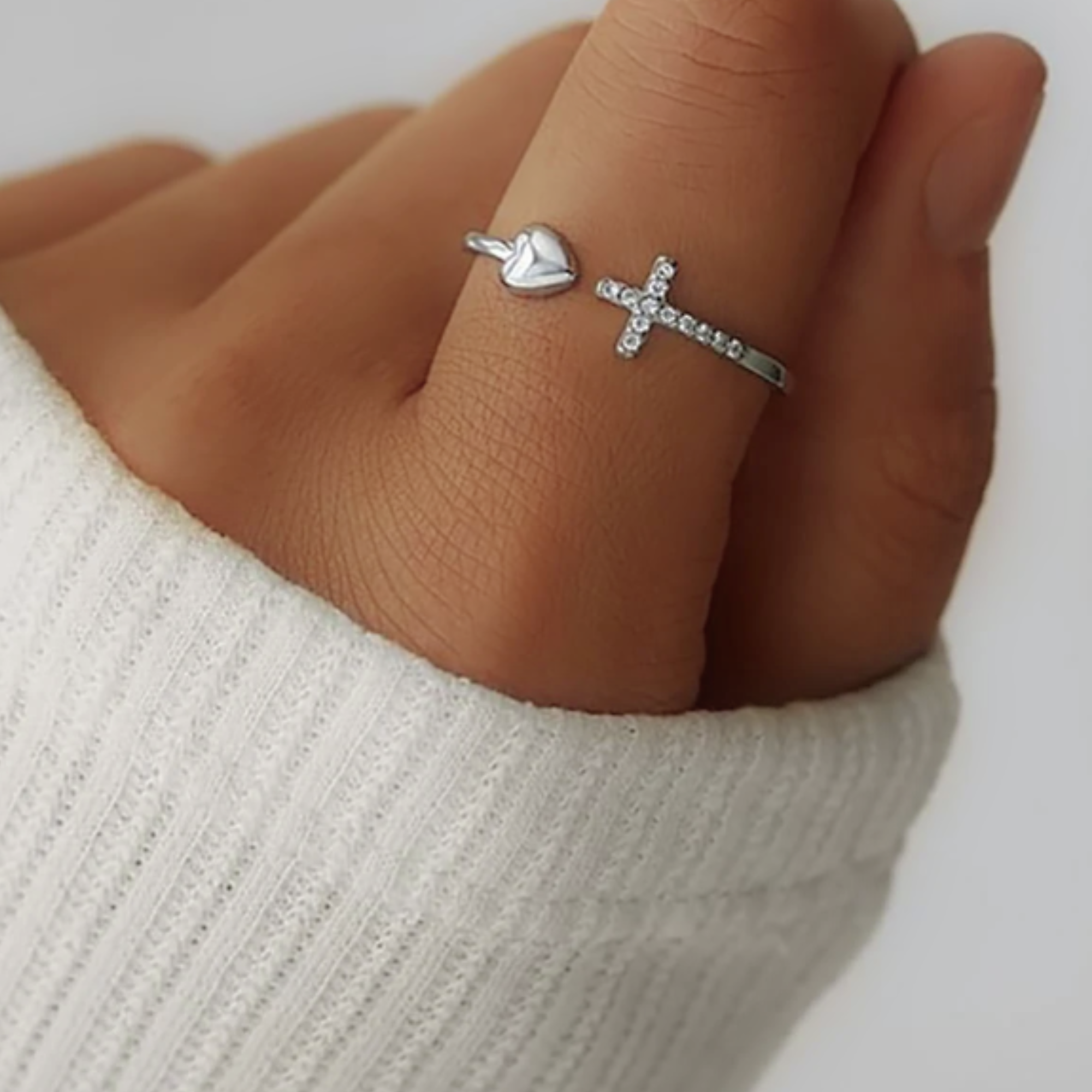 Love on the Cross Ring