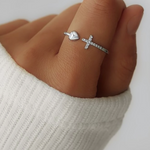 Load image into Gallery viewer, Love on the Cross Ring
