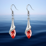 Load image into Gallery viewer, Crimson Flood Earrings
