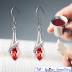 Load image into Gallery viewer, Crimson Flood Earrings
