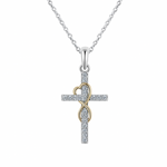 Load image into Gallery viewer, Loved for Eternity Necklace (Silver &amp; Gold)
