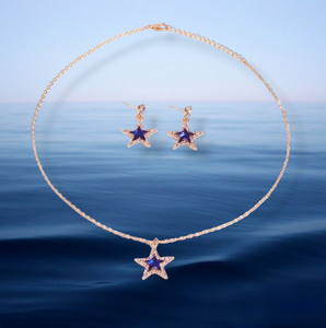 Starry Night Necklace & Earring Set