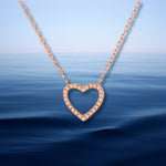 Load image into Gallery viewer, Rose Gold Treasured Love Necklace
