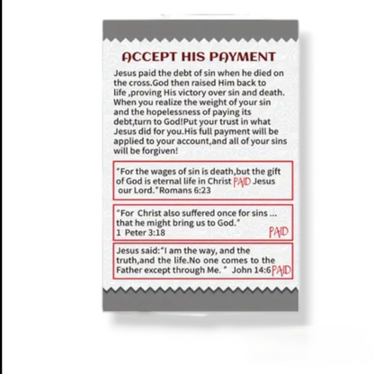 Paid In Full (set of five wallet cards)