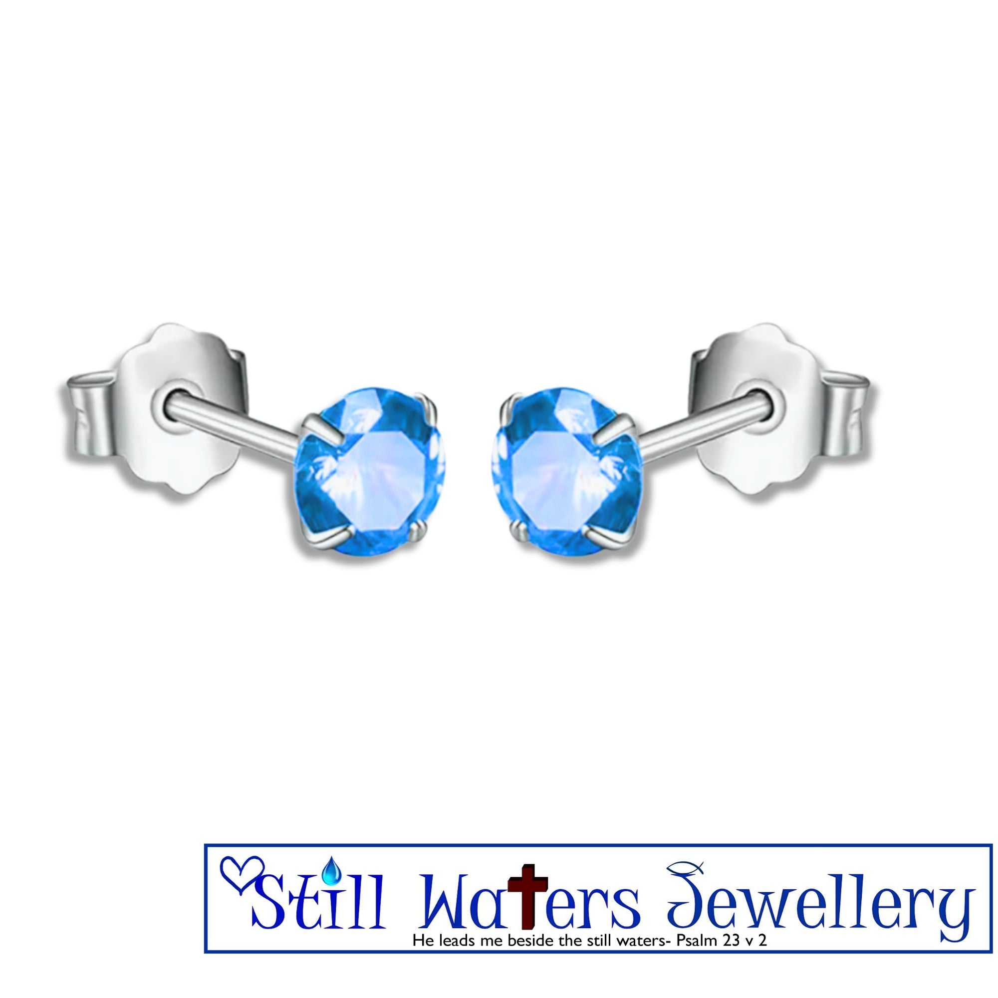 Still Waters Stud Earrings