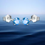 Load image into Gallery viewer, Still Waters Stud Earrings
