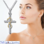 Load image into Gallery viewer, Loved for Eternity Necklace (Silver &amp; Gold)
