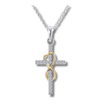 Load image into Gallery viewer, Loved for Eternity Necklace (Silver &amp; Gold)
