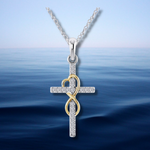 Load image into Gallery viewer, Loved for Eternity Necklace (Silver &amp; Gold)
