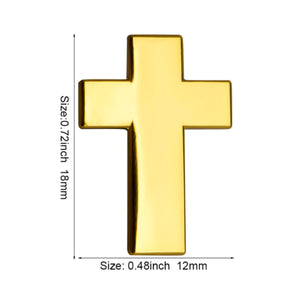 Golden Cross Pin Badge