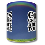 Load image into Gallery viewer, God&#39;s Children are not for Sale Mug (Rainbow)
