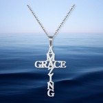 Load image into Gallery viewer, Amazing Grace Cross Necklace
