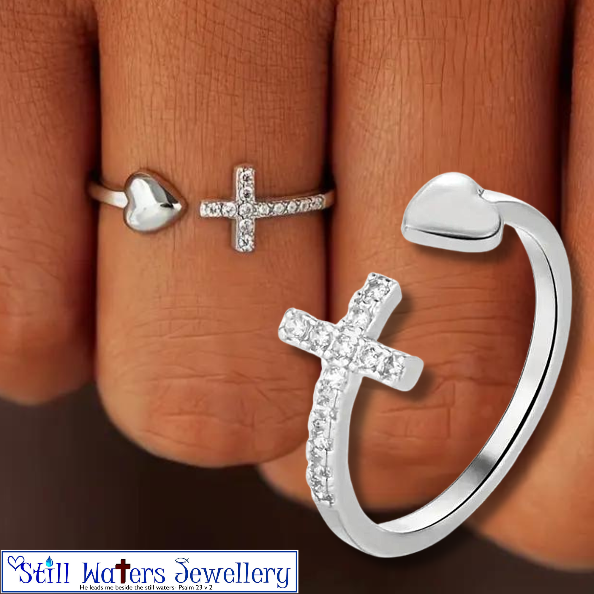 Love on the Cross Ring