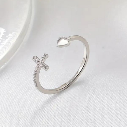 Love on the Cross Ring