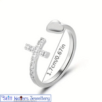 Load image into Gallery viewer, Love on the Cross Ring
