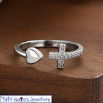 Load image into Gallery viewer, Love on the Cross Ring

