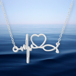 Load image into Gallery viewer, Heartbeat of Faith Necklace
