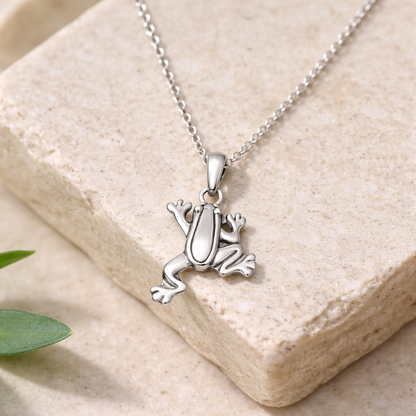 Fully Rely on God - Frog Necklace