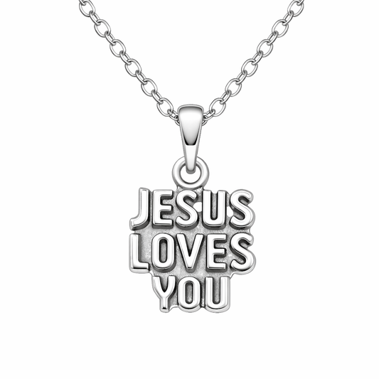 Jesus loves You Necklace