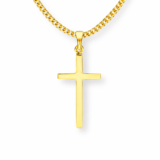 Men’s Gold Cross Necklace