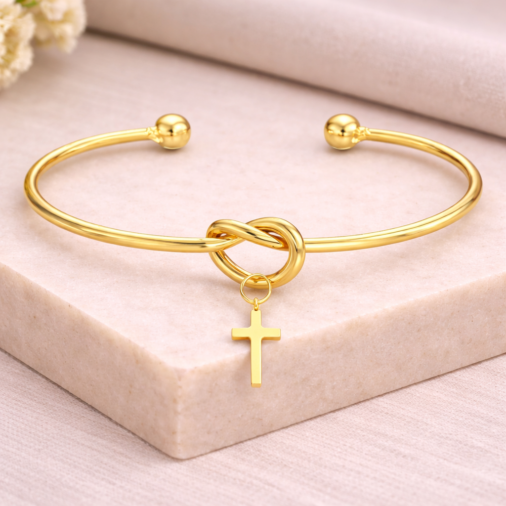 Golden Forever Loved Bangle